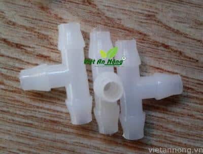 Te trang 5mm_1 Đầu Chữ tê chia ống dẻo 5mm