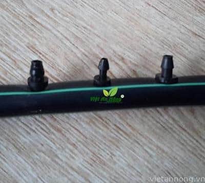 noi 5mm 2 go Khớp nối dây dẻo 5 li – Nối thẳng ống đen 5mm.