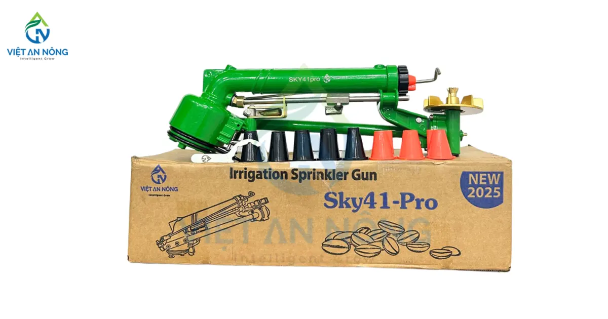 Công cụ chọn béc súng tưới cà phê theo 1 số bơm hiện nay 4 Súng tưới cà phê Sky41 Pro (ren 49mm)