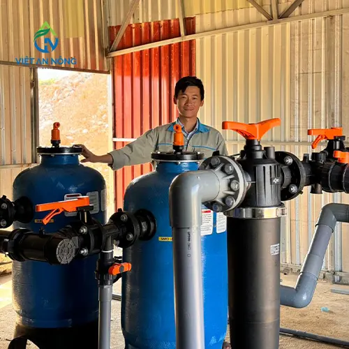 Dự án lắp đặt bộ lọc cát Sand Media cho chanh dây ở Đắk Lắk 9 bo loc cat sand media ban tu dong 90mm 2