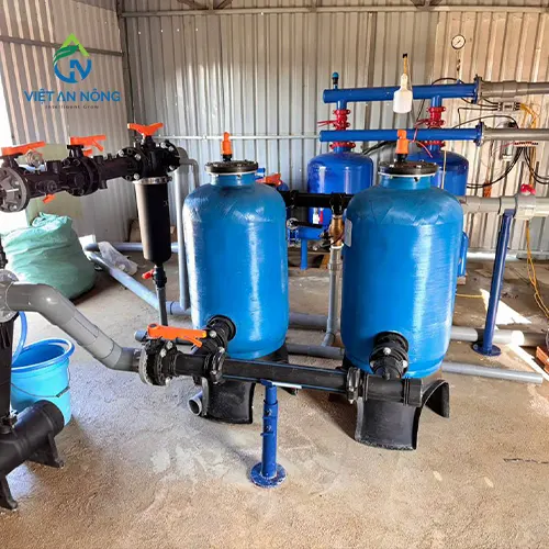 Dự án lắp đặt bộ lọc cát Sand Media cho chanh dây ở Đắk Lắk 8 bo loc cat sand media ban tu dong 90mm 5