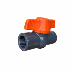 Van cầu PVC Aqua - Việt An Nông phi 21mm (1/2") ren trong