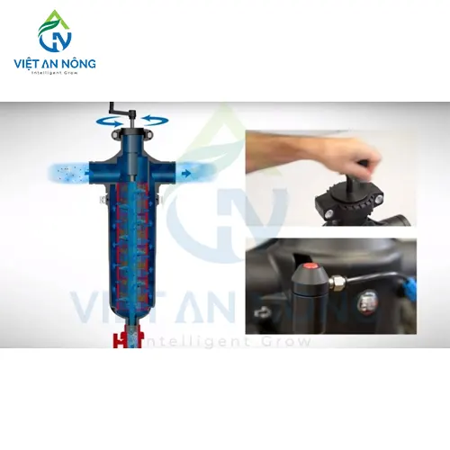 Lọc lưới bán tự động Azud Spiral Clean 3N