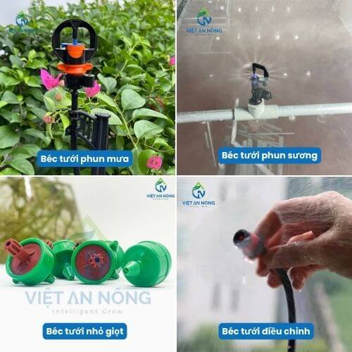 Các loại béc tưới cây ăn trái