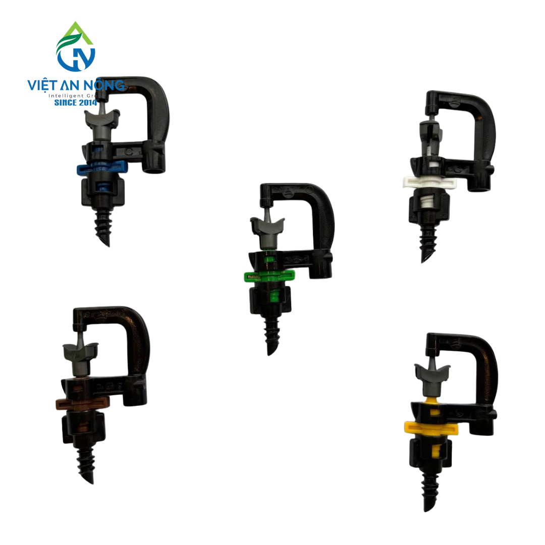 Béc phun thuốc tưới tán sầu riêng AQ210XR - Phun đều, tiết kiệm, bảo vệ cây hiệu quả 2 phun thuốc tưới tán sầu riêng bằng béc AQ210XR