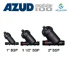 loc dia 34mm 1inch azud modular 100 130micron 17L1B120 2