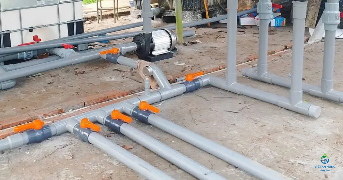 Van cầu PVC AQua trong hệ thống tưới
