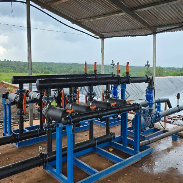 Dự án tưới sầu riêng 46Ha bằng béc bù áp AQ206PC tại Đắk Lắk 4 trạm lọc tự động tưới sầu riêng diện tích lớn