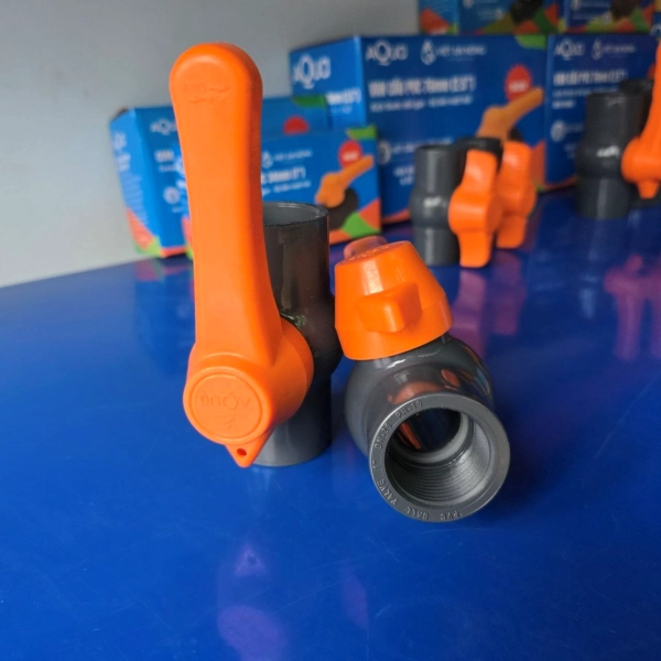 Van cầu PVC Aqua - Việt An Nông phi 42mm (1 1/4") ren trong 11 Van cầu PVC Aqua ren trong 42mm Ấn Độ 5