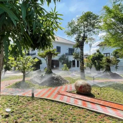 Hệ thống tưới 75 Tưới cảnh quan béc Krain Vạn Phúc City