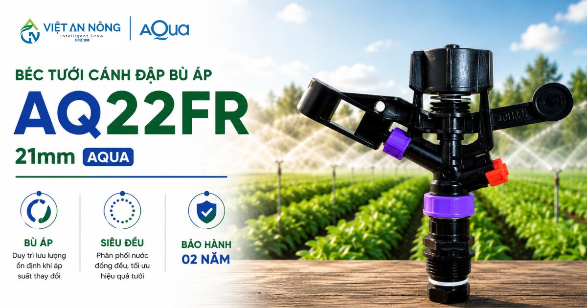 Béc cánh đập bù áp cao cấp AQ22FR 21mm - Aqua 8 Béc cánh đập bù áp AQ22FR 21mm