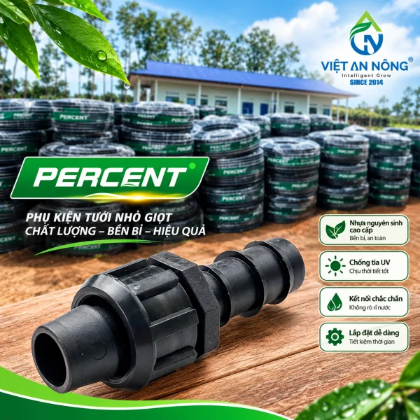 Thiết Bị Tưới Tự Động & Sản Phẩm Việt An Nông 5 Ống dẫn nước PE và các phụ kiện kết nối cho hệ thống tưới