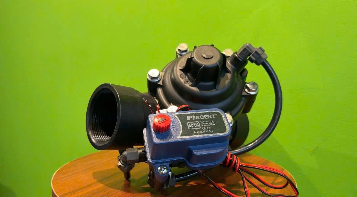 Van điện từ tự động Percent 24V AC/DC ren 60mm 7 Van điện từ tự động Percent 60mm 24V 2