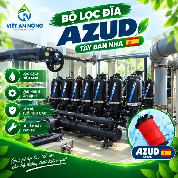 Bảng Giá Bộ Lọc Tưới Nông Nghiệp Mới Nhất 2026 - 2027 8 Bộ lọc đĩa Azud Helix Tây Ban Nha - Bảng giá bộ lọc tưới