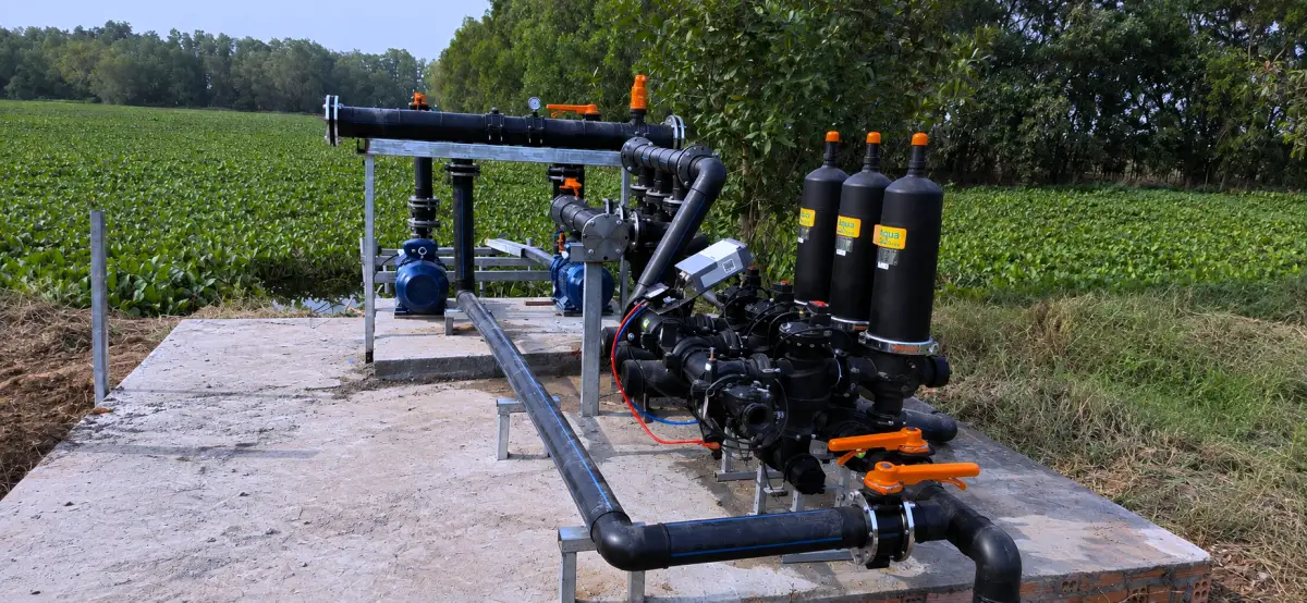 Bảng Giá Bộ Lọc Tưới Nông Nghiệp Mới Nhất 2026 - 2027 2 Hệ thống lọc trung tâm AQUA nông nghiệp - Bảng giá bộ lọc tưới