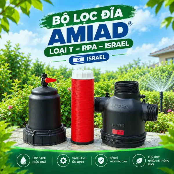 Bảng Giá Bộ Lọc Tưới Nông Nghiệp Mới Nhất 2026 - 2027 10 Bộ lọc đĩa Amiad Israel công nghệ cao - Bảng giá bộ lọc tưới