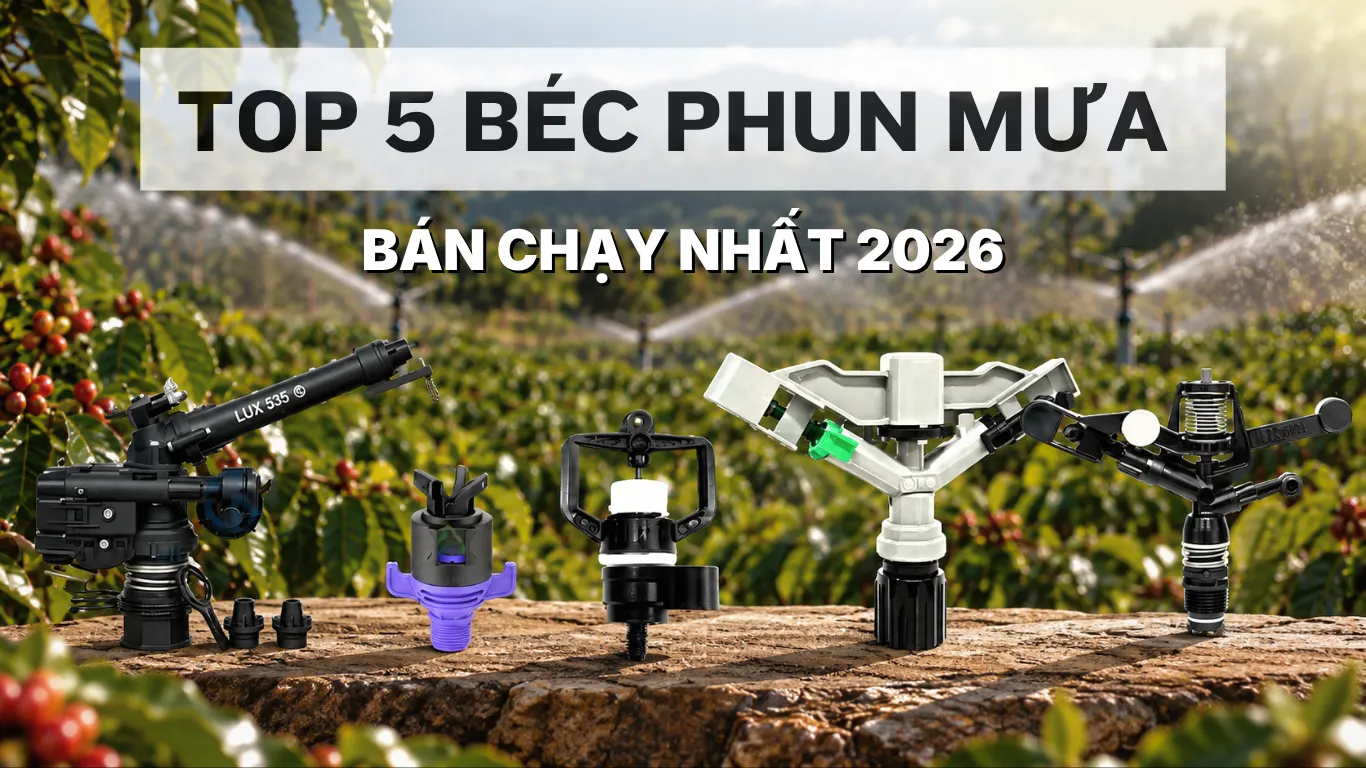 Top 5 Béc Tưới Phun Mưa Bán Chạy Nhất Hiện Nay | Việt An Nông 1 Béc tưới phun mưa bán chạy nhất hiện nay tại Việt An Nông