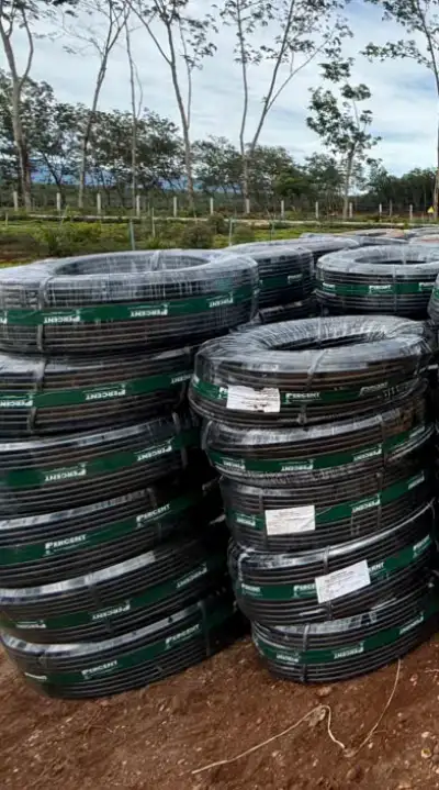Thi công thiết bị tưới tự động Việt An Nông 208 Ống tưới cây LDPE nguyên sinh – Việt An Nông