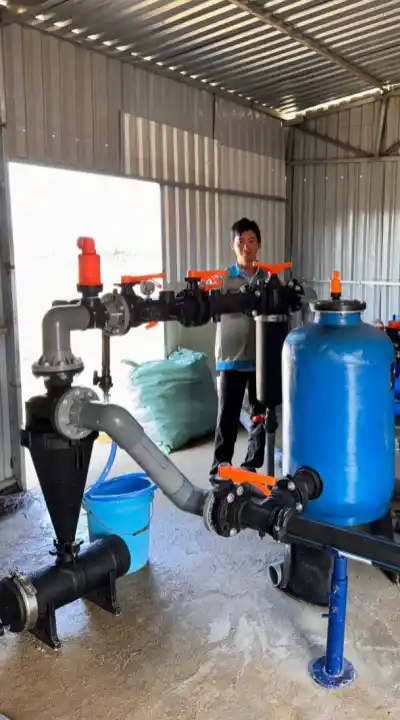 Thi công thiết bị tưới tự động Việt An Nông 185 Trạm lọc nước tưới nông nghiệp AQUA – Việt An Nông