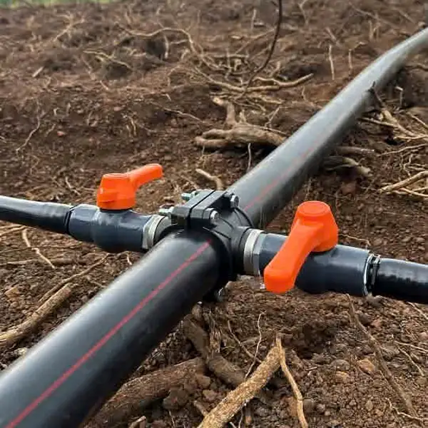 Van cầu PVC Aqua ren trong làm van xả đáy cuối ống tưới